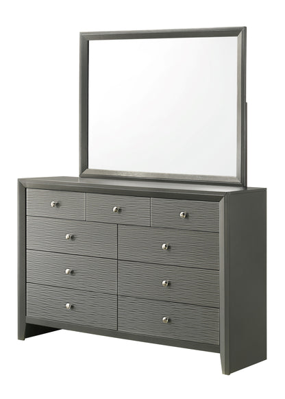 Denker Gun Metal Bedroom Collection