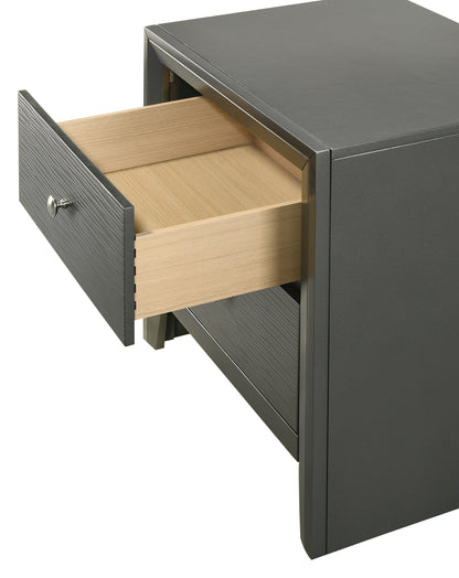 Denker Gun Metal Bedroom Collection