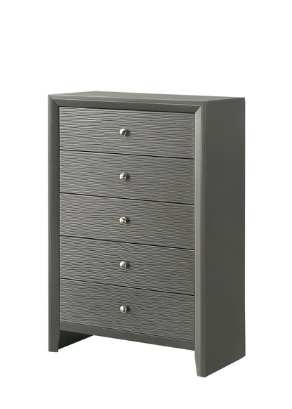 Denker Gun Metal Bedroom Collection