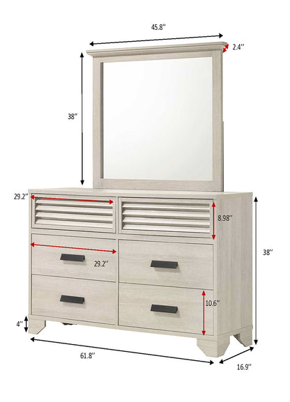 Sarter White Bedroom Collection