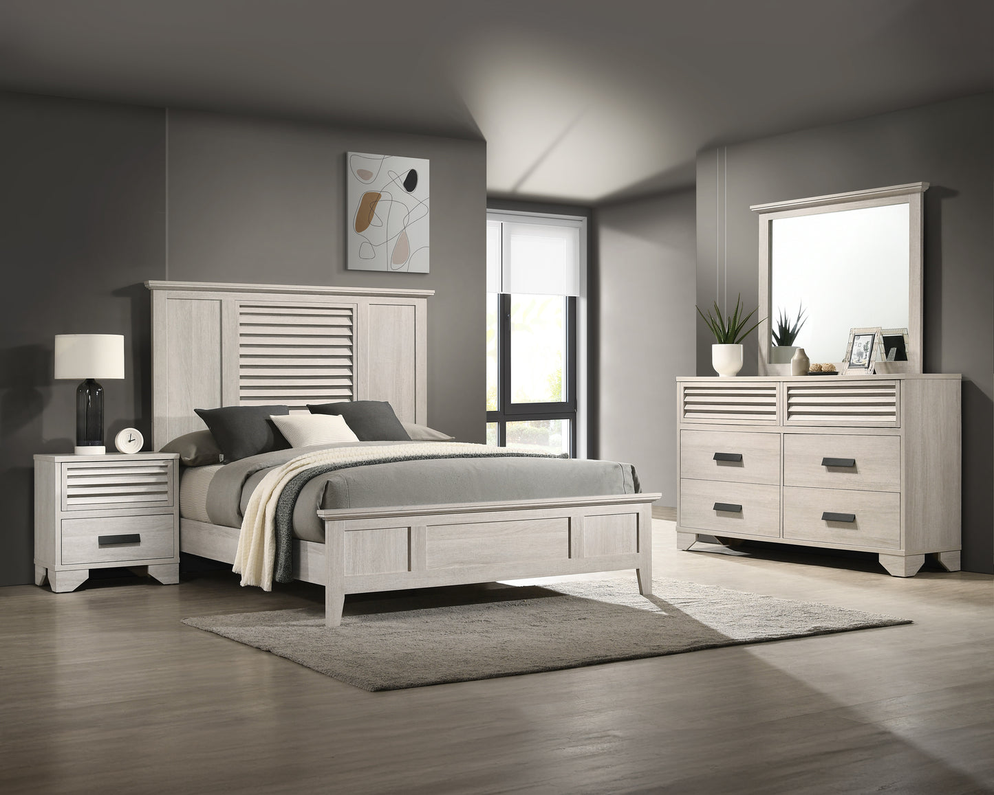 Sarter White Bedroom Collection