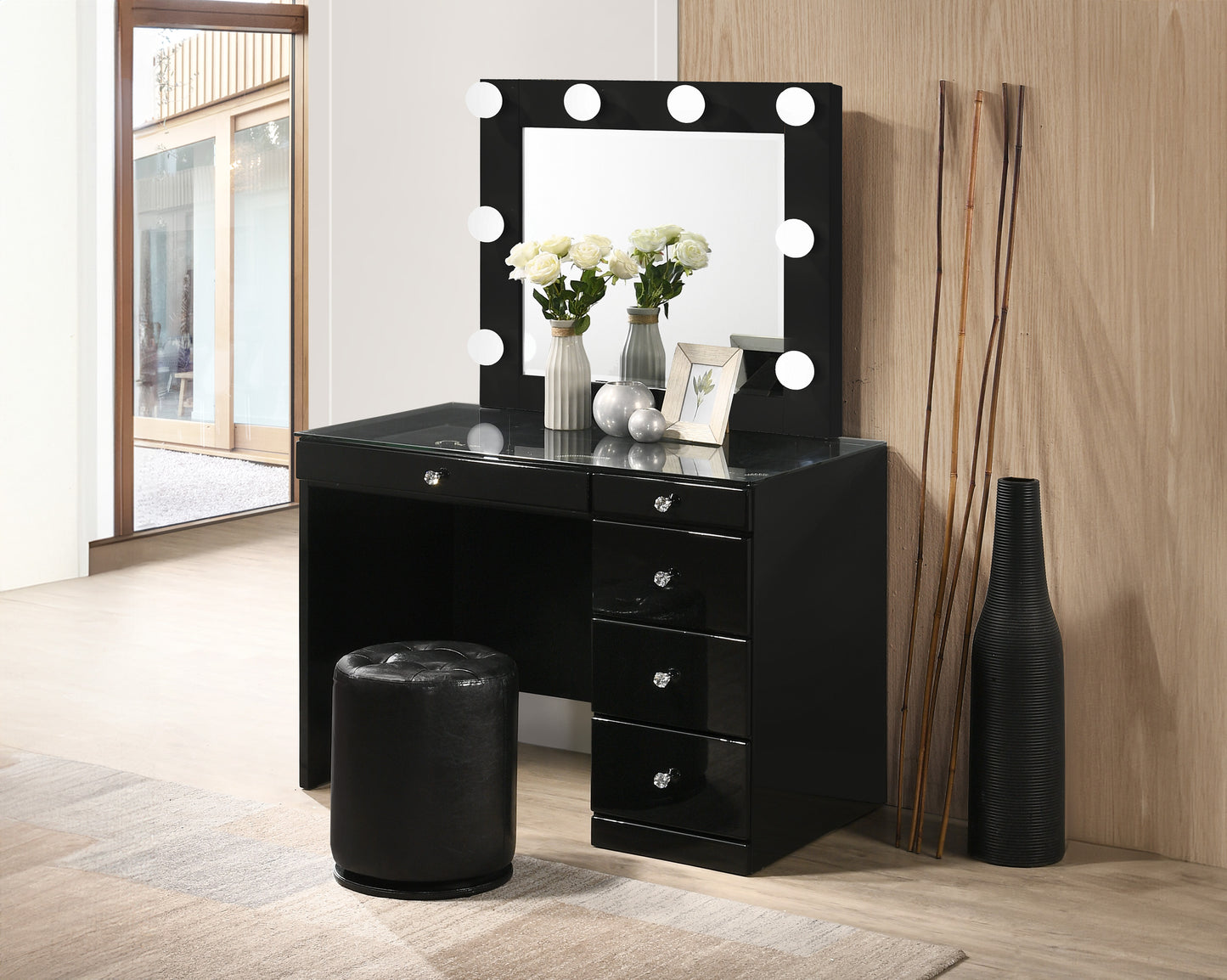 Morgan Black Vanity Collection