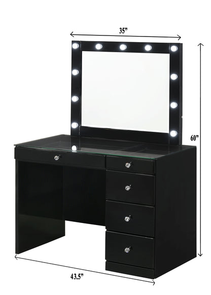 Morgan Black Vanity Collection