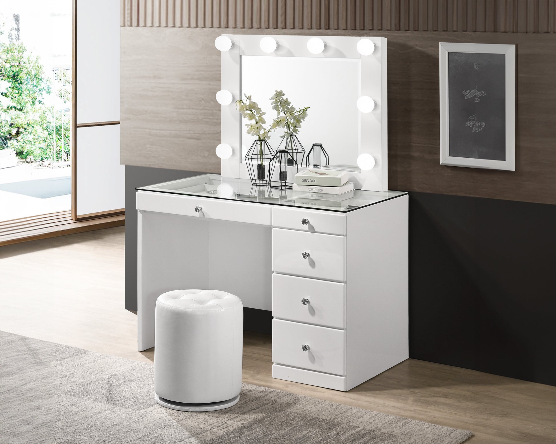 Morgan Black Vanity Collection