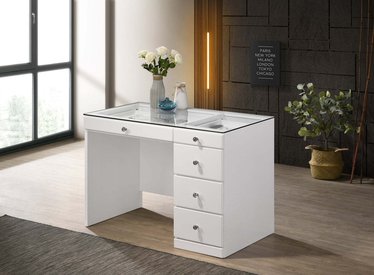 Morgan Black Vanity Collection