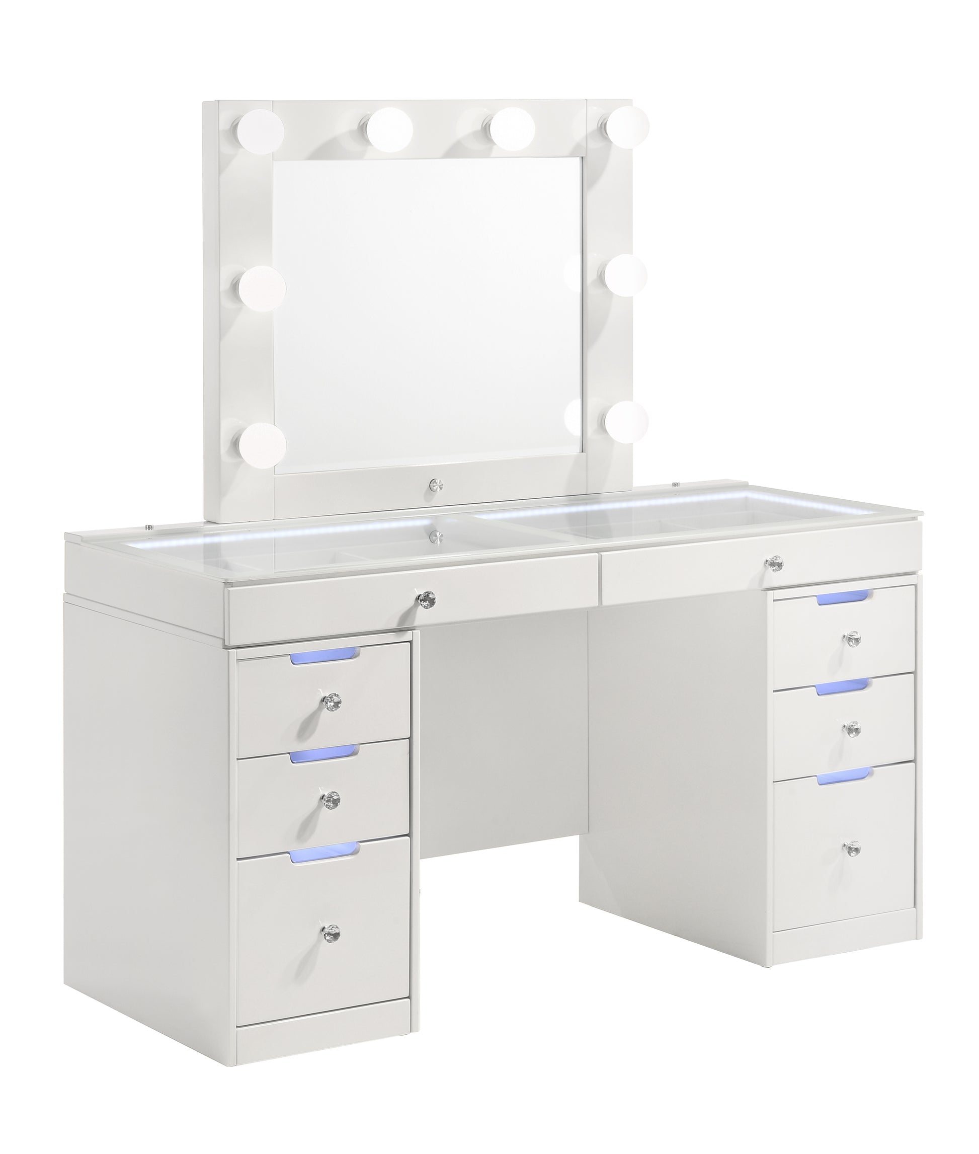 Luxo White Vanity Collection