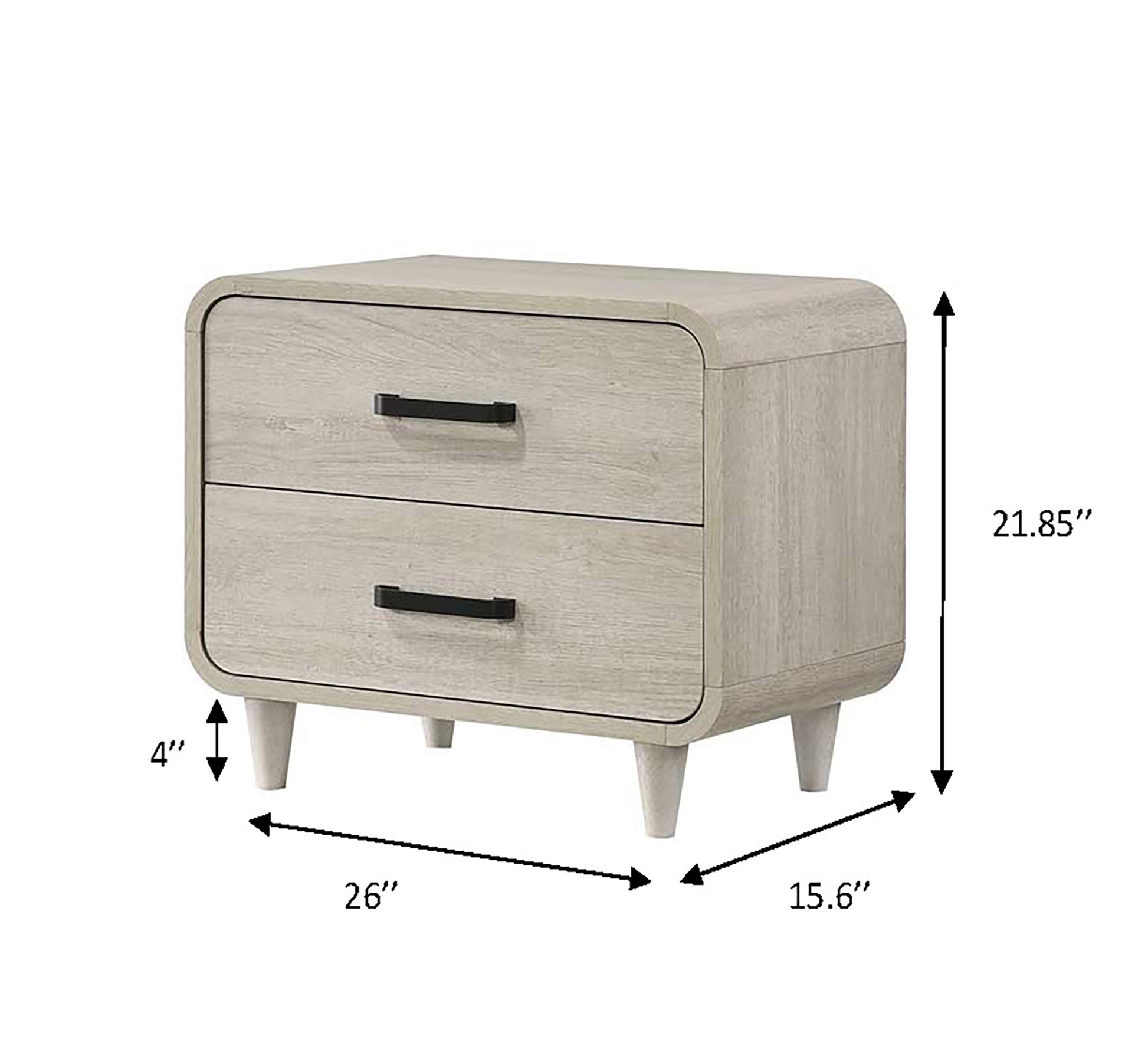 Nyomi White Bedroom Collection