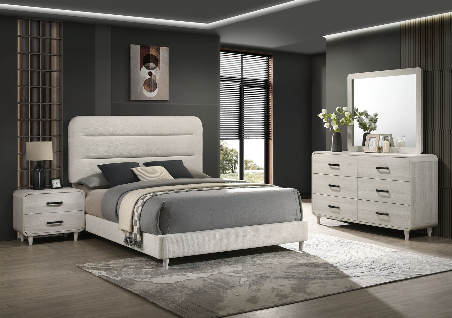 Nyomi White Bedroom Collection