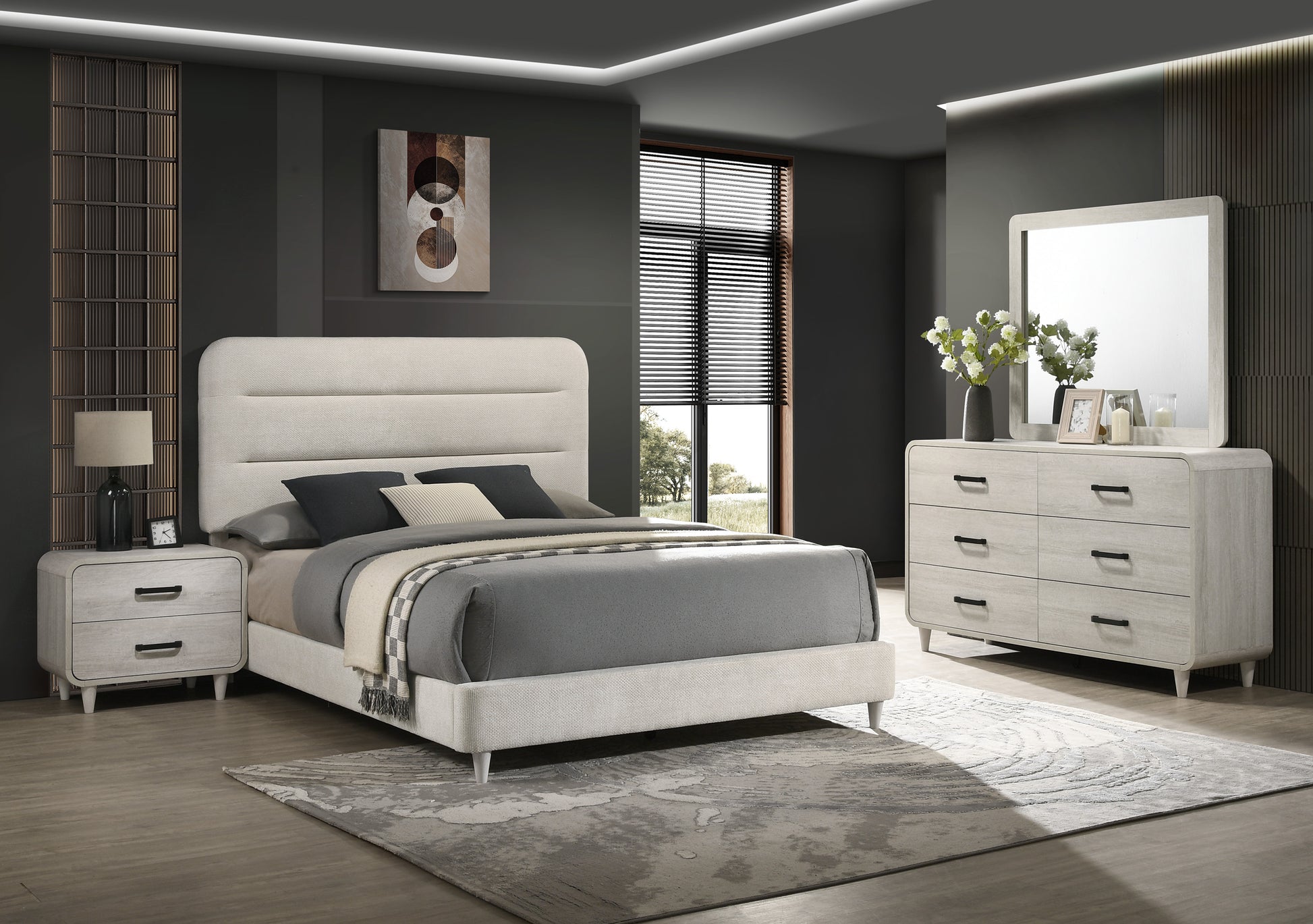 Nyomi White Bedroom Collection