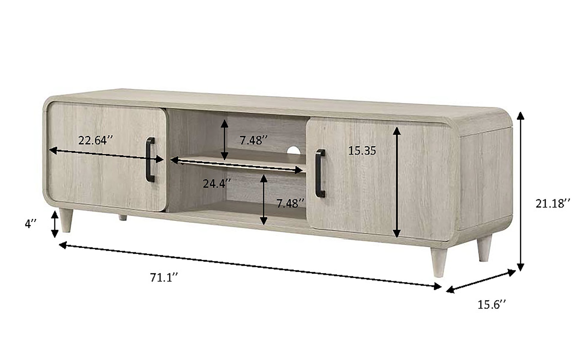 Nyomi White Bedroom Collection