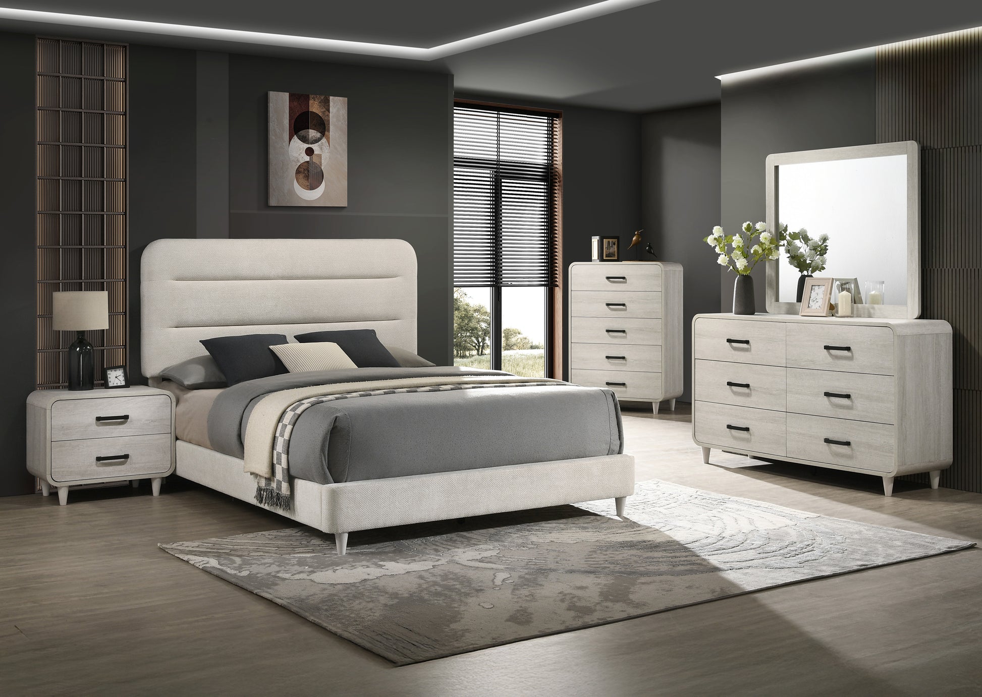 Nyomi White Bedroom Collection