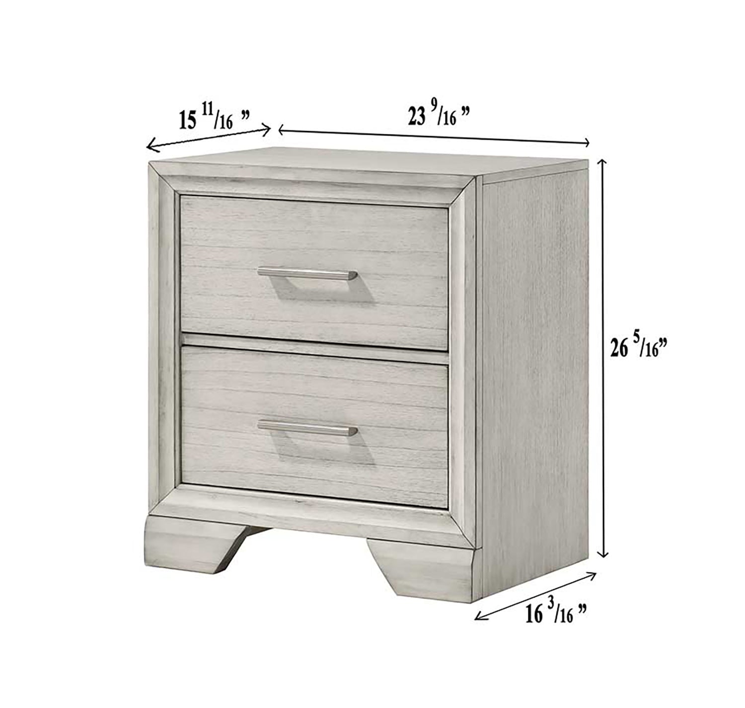 Jaymes White Mist Bedroom Collection
