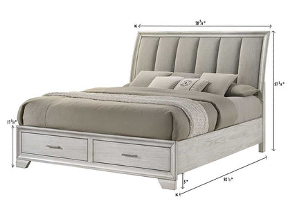 Jaymes White Mist Bedroom Collection