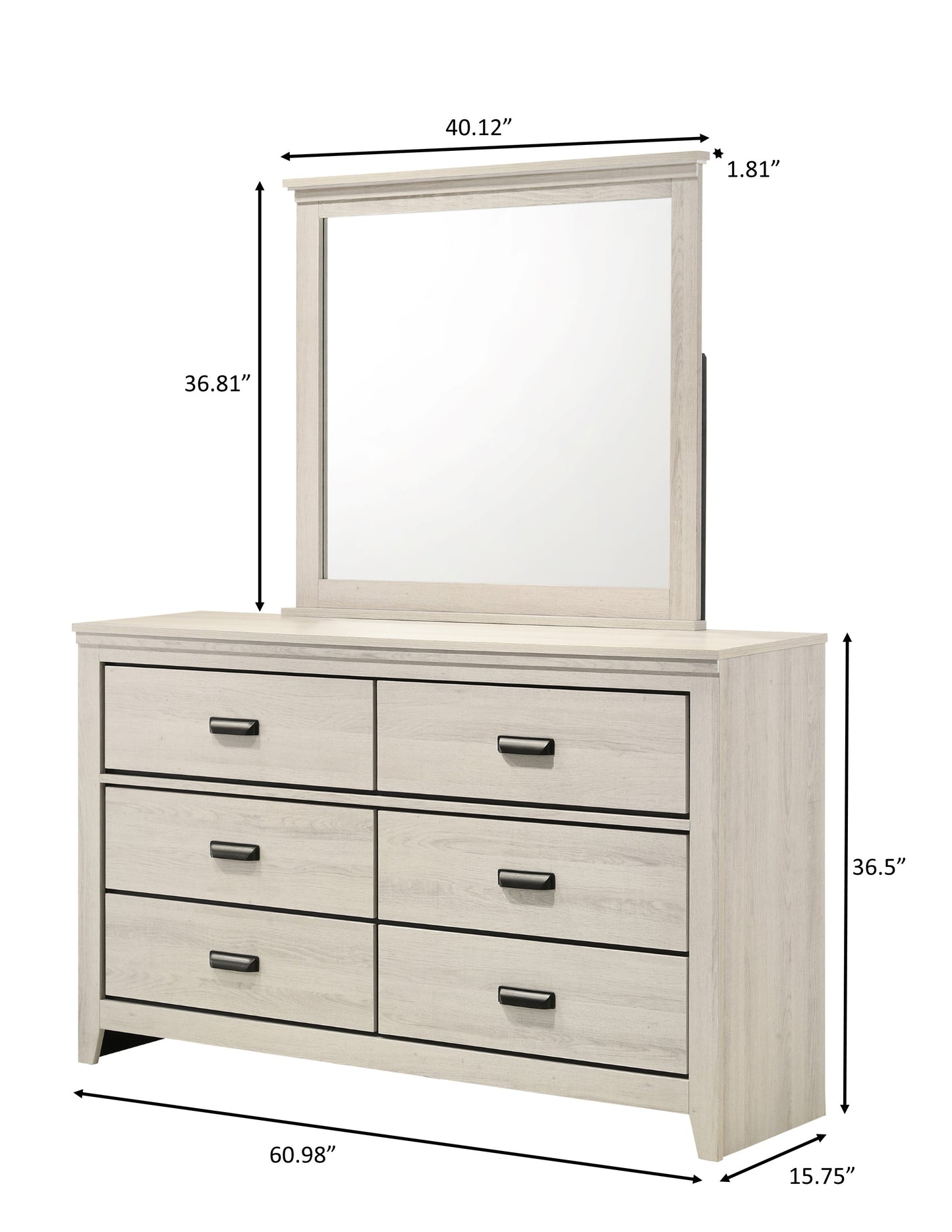 Carter White Bedroom Collection