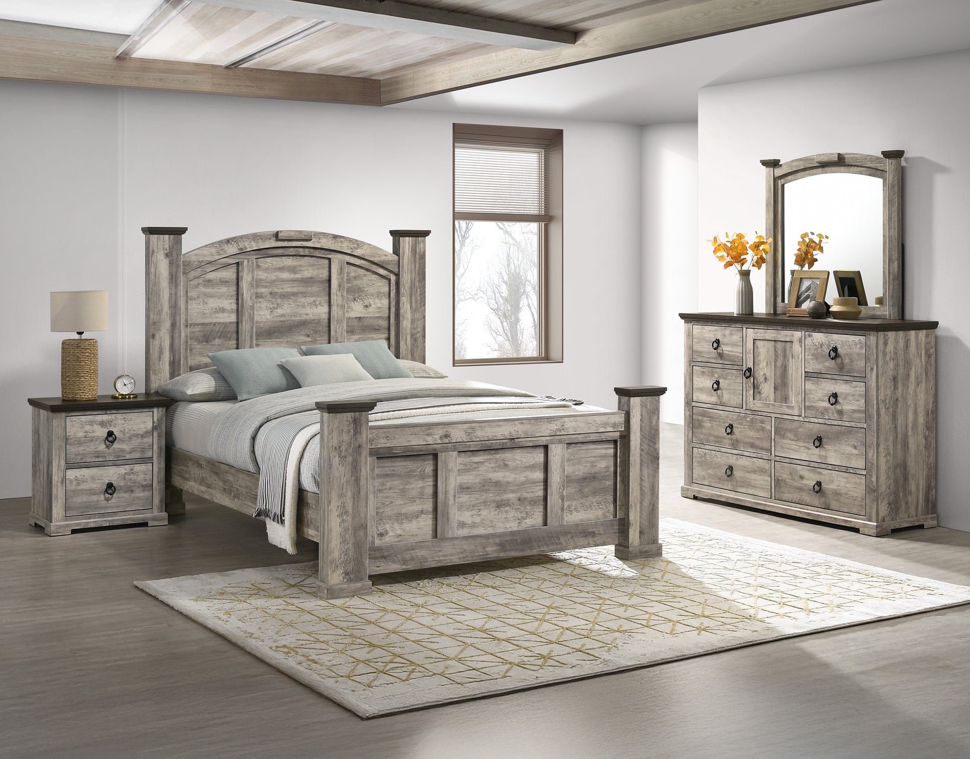 Ella-Mae Reclaimed Grey Bedroom Collection