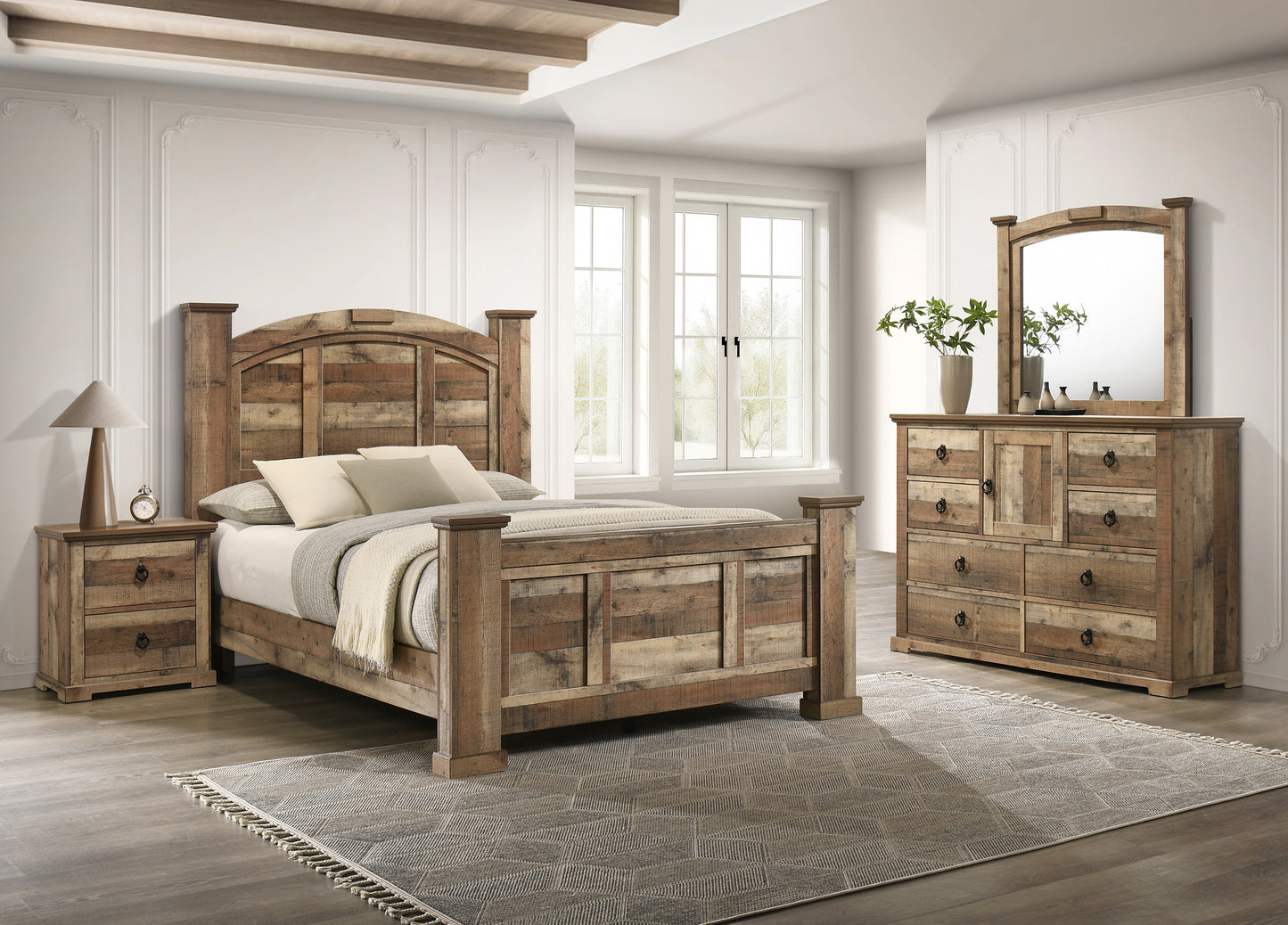 Ella-Mae Reclaimed Natural Bedroom Collection