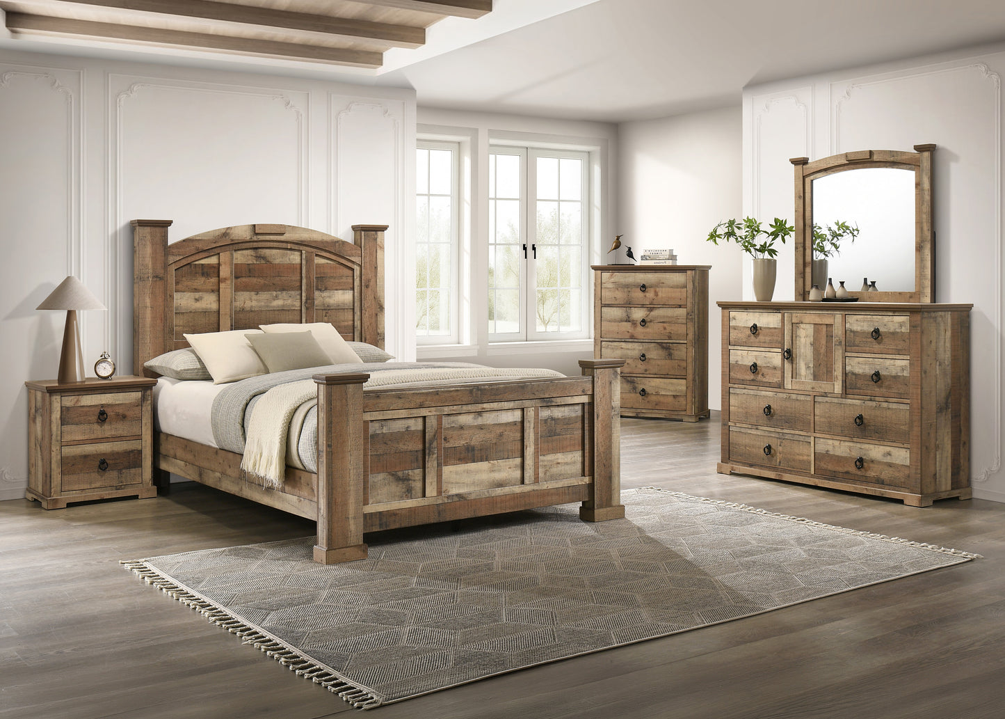 Ella-Mae Reclaimed Natural Bedroom Collection