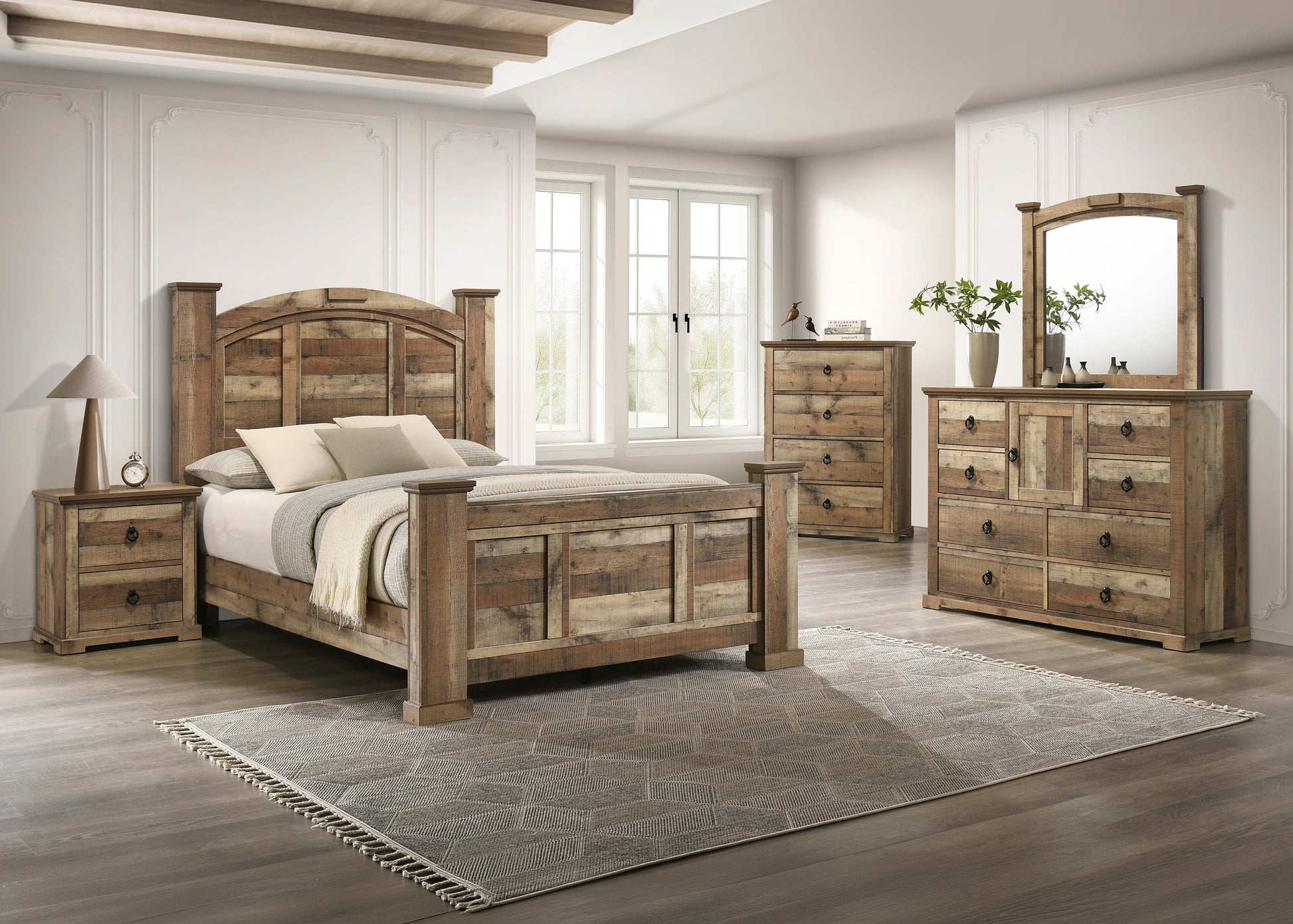Ella-Mae Reclaimed Natural Bedroom Collection