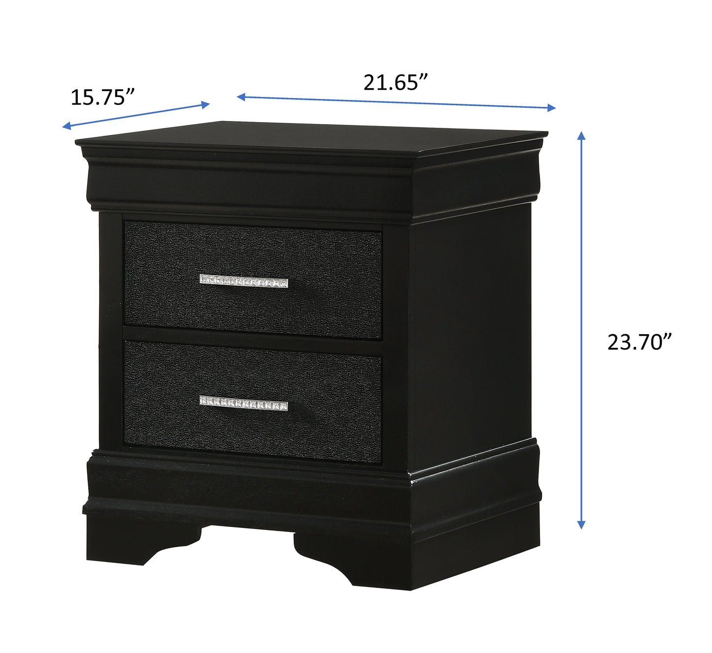 Amalia Black Bedroom Collection