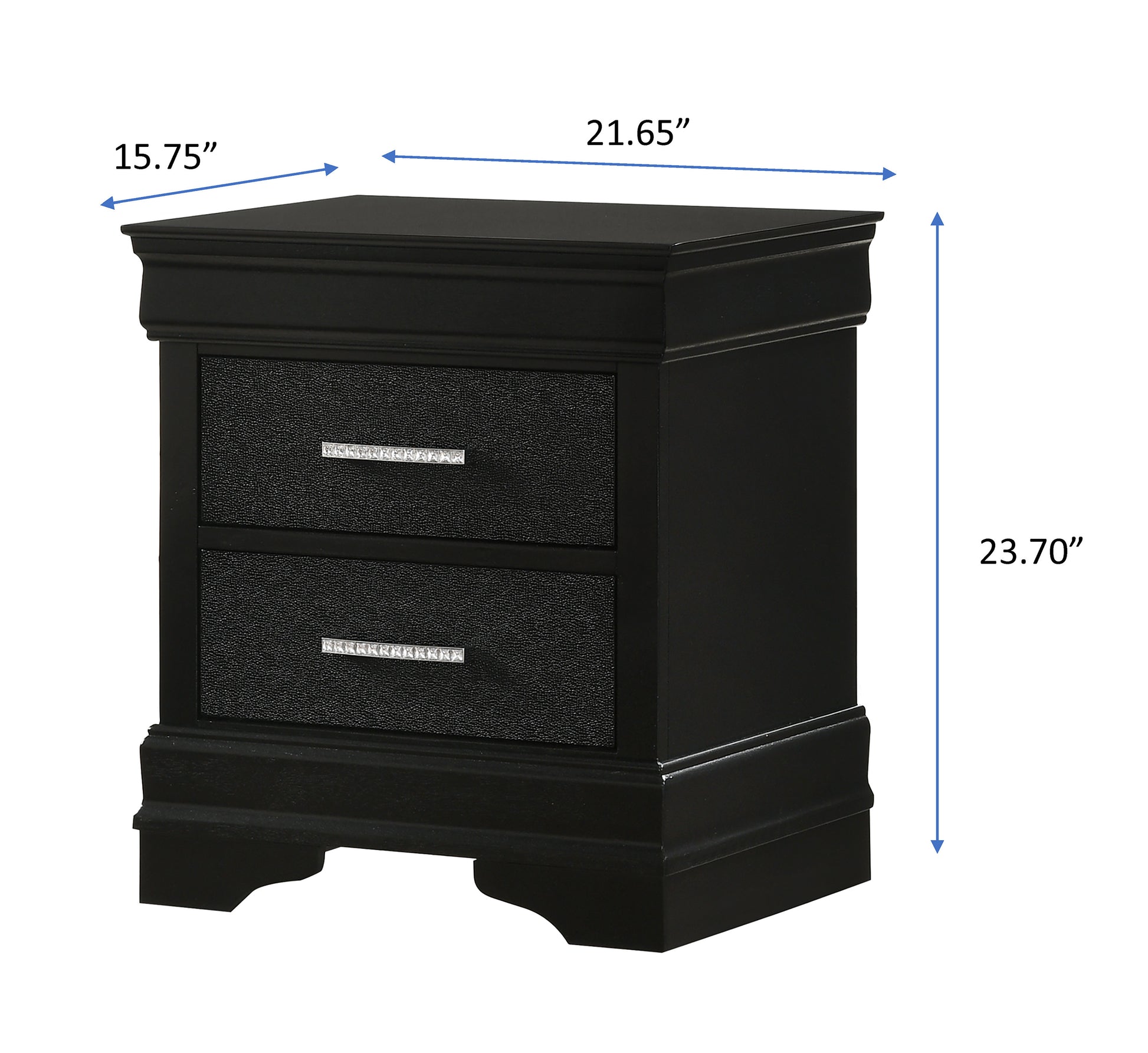 Amalia Black Bedroom Collection