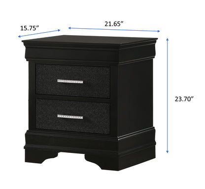 Amalia Black Bedroom Collection