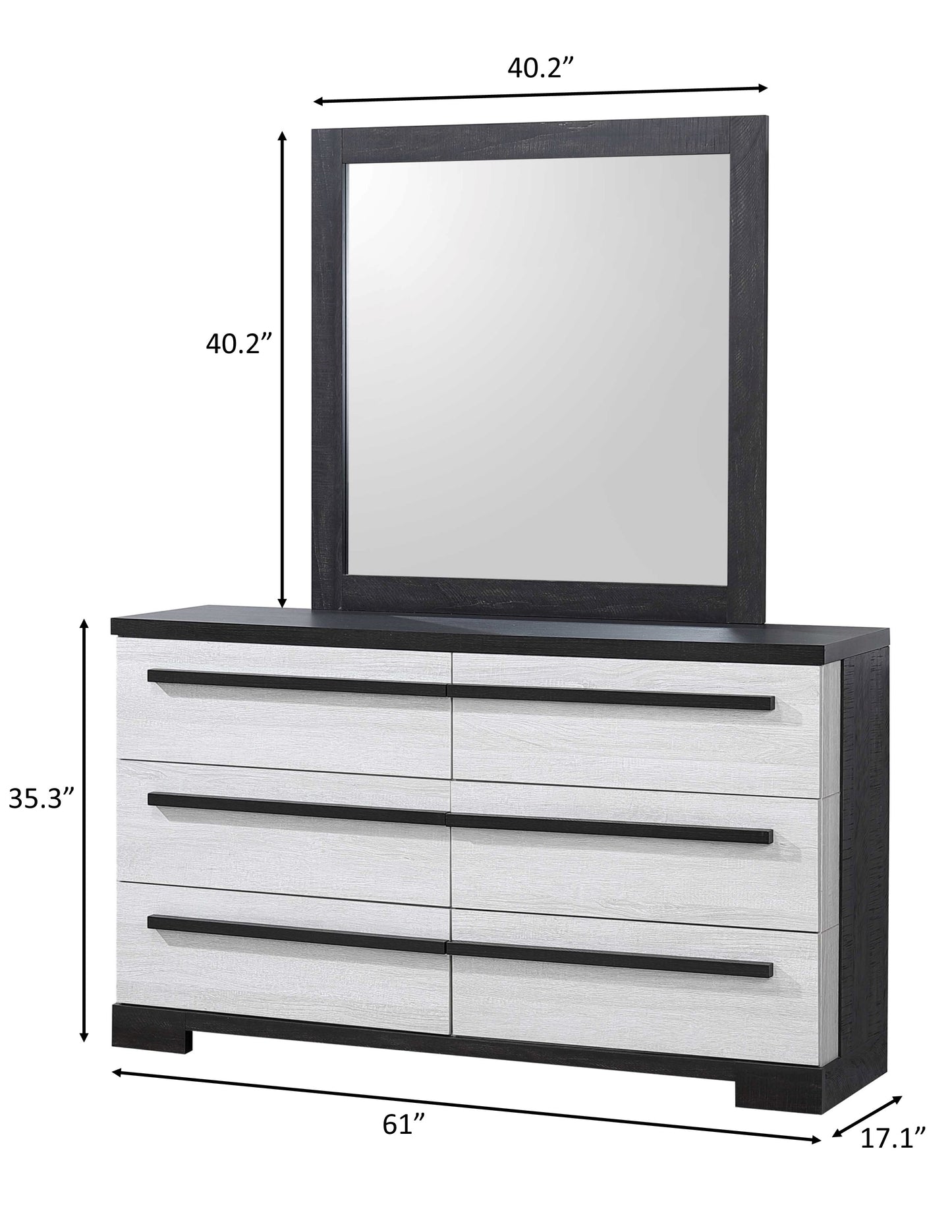 Remington Chalk Ebony Bedroom Collection