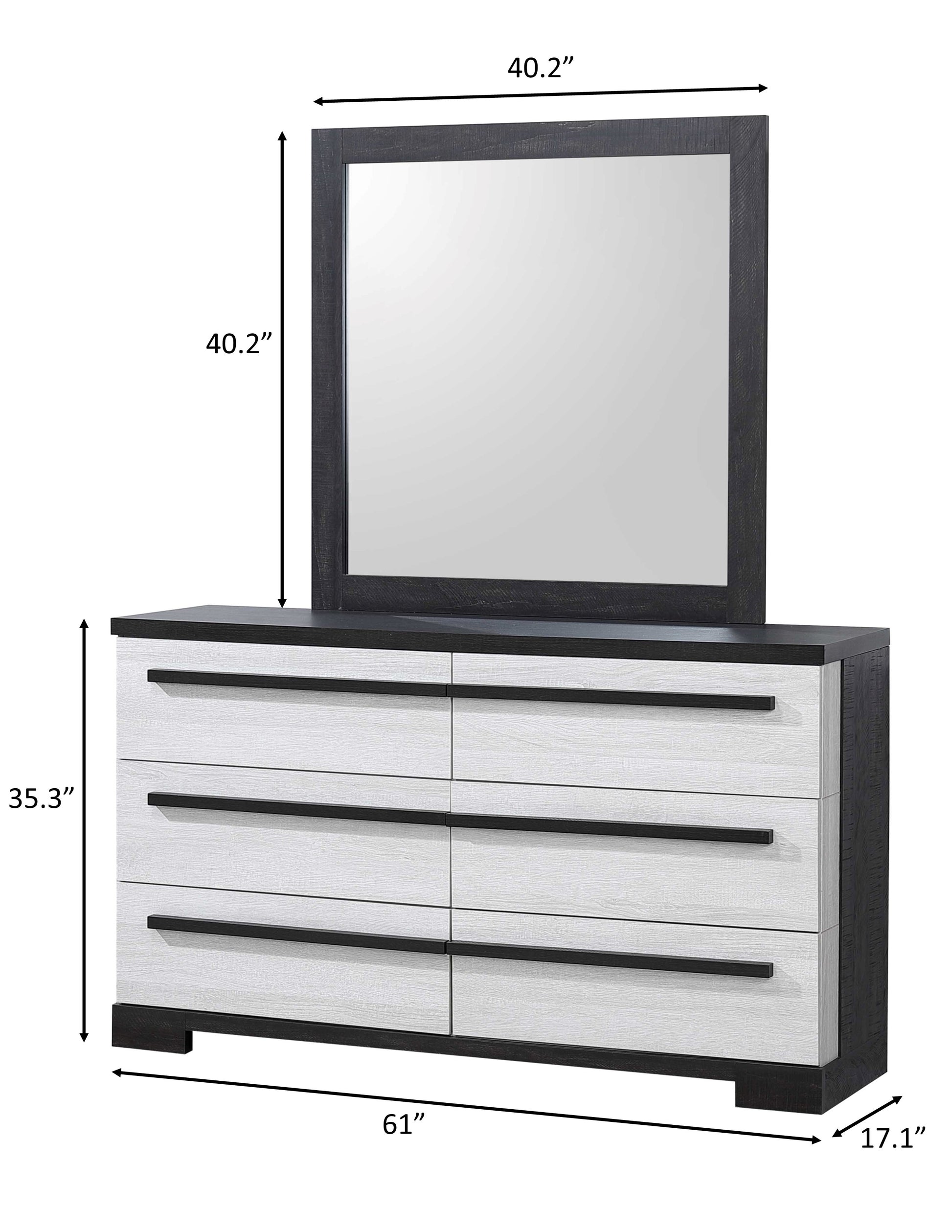 Remington Chalk Ebony Bedroom Collection
