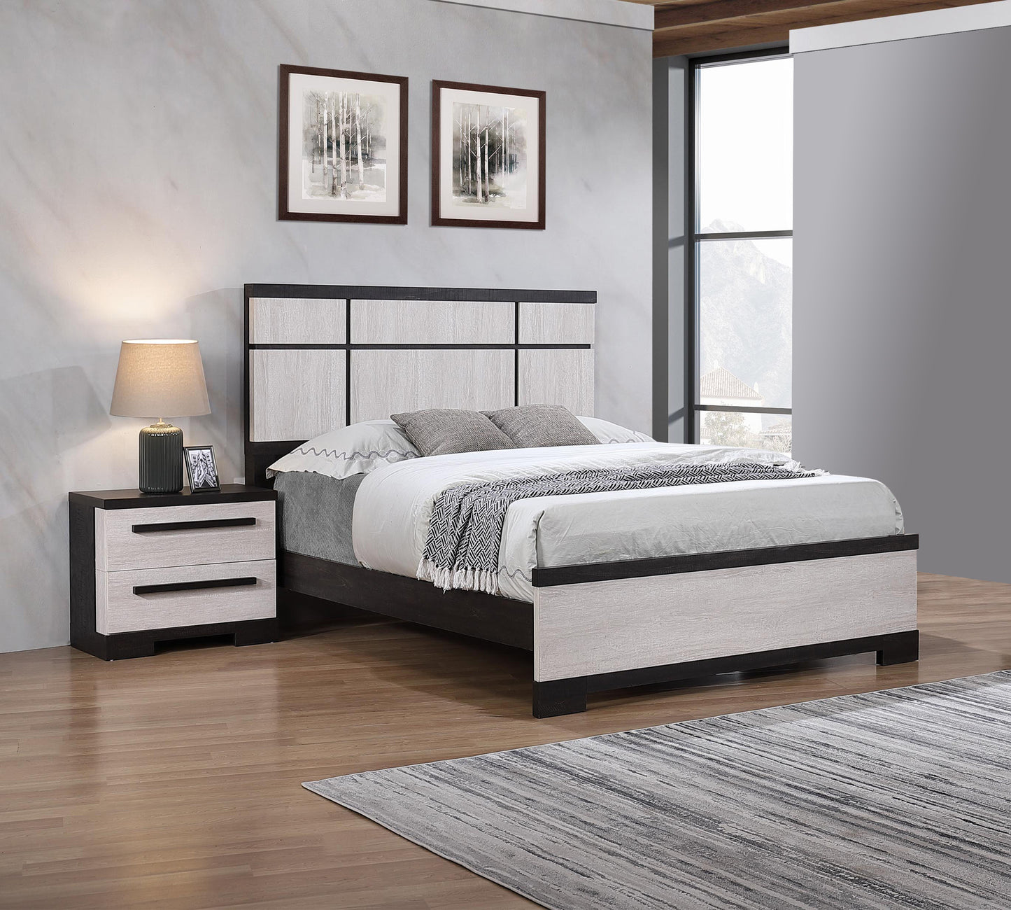 Remington Chalk Ebony Bedroom Collection