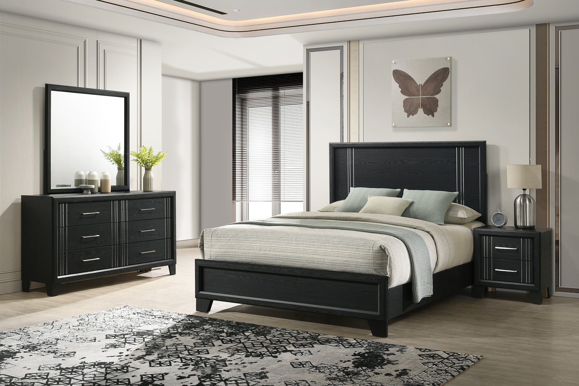 Charlie Charcoal Bedroom Collection
