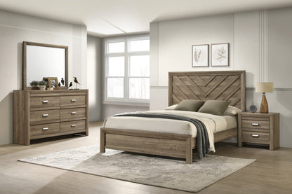 Valor Light Brown Bedroom Collection