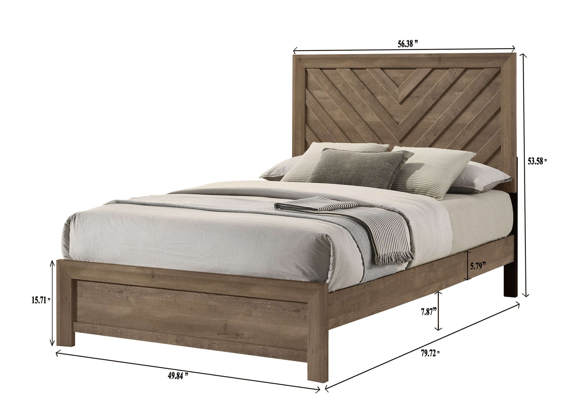 Valor Light Brown Bedroom Collection