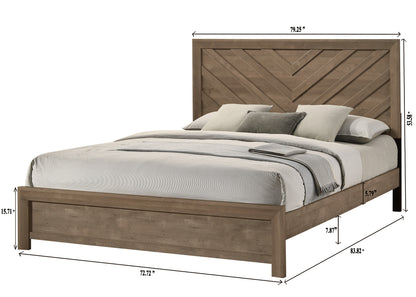 Valor Light Brown Bedroom Collection