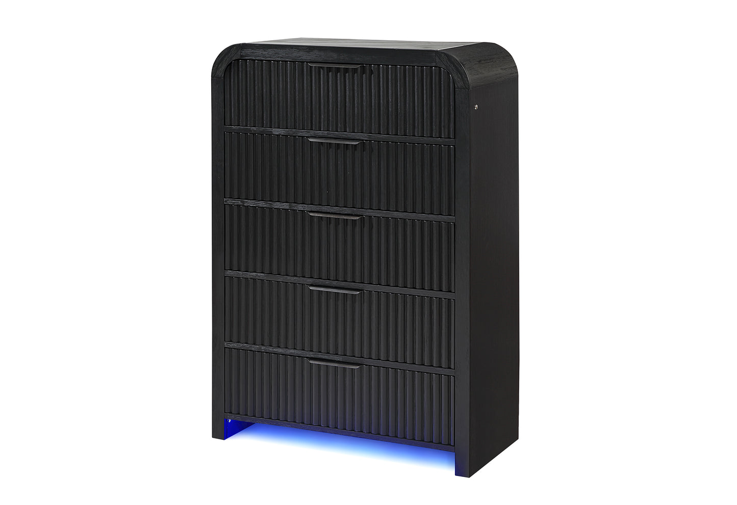 Beckett White & Black LED Bedroom Collection