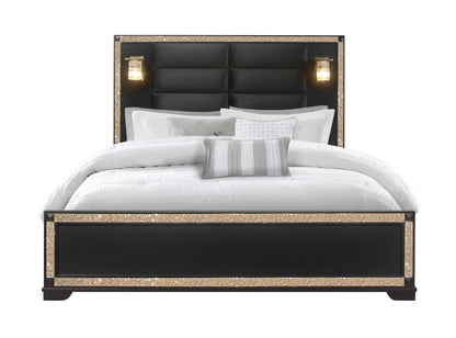 Blake Black & Gold Bedroom Collection