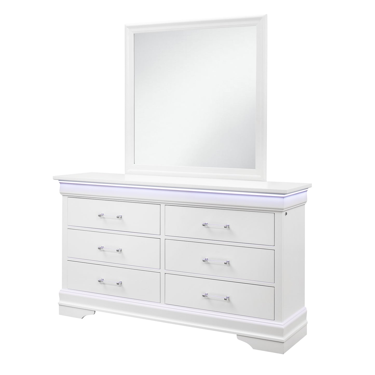 Charlie White LED Bedroom Collection