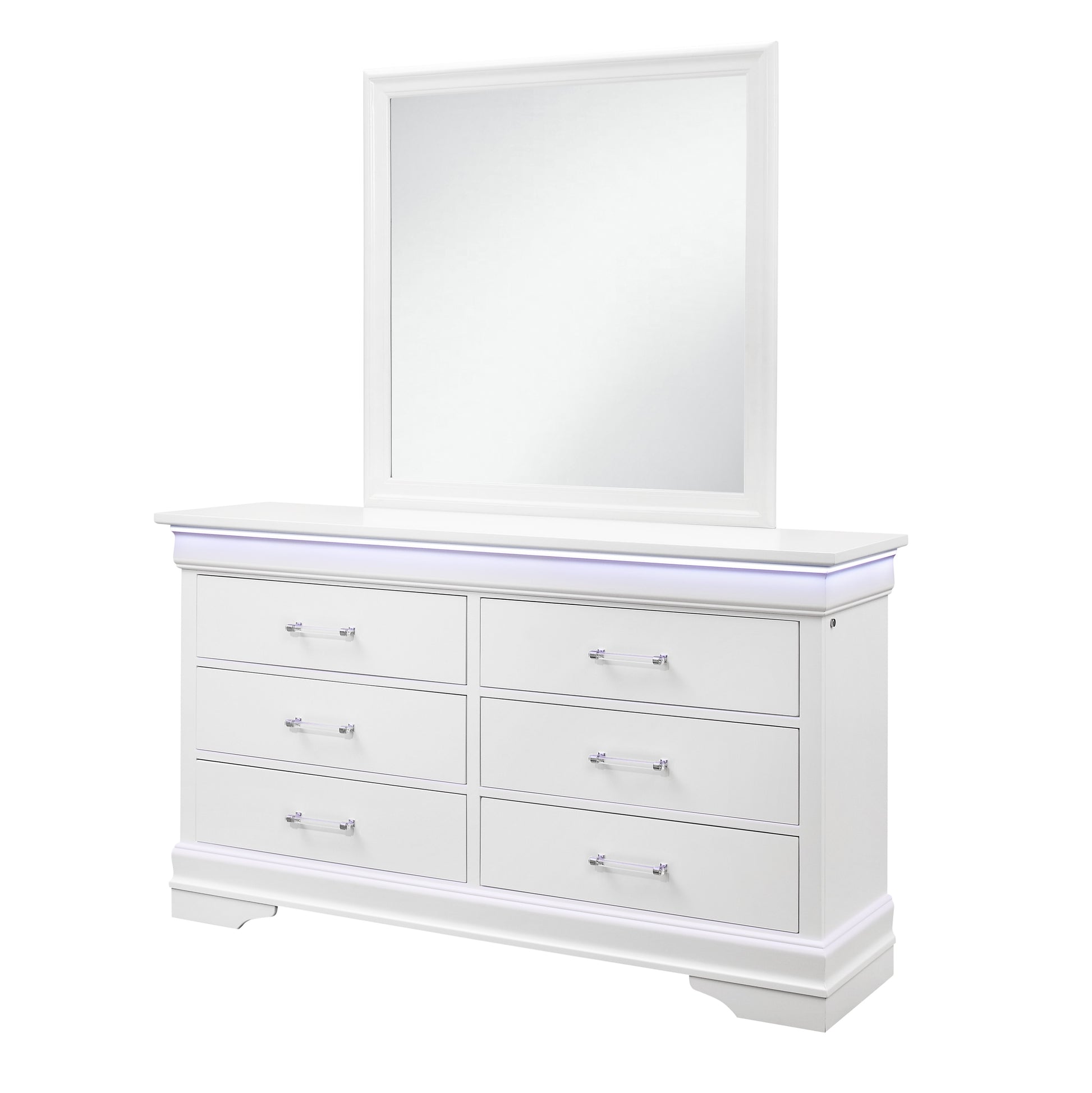 Charlie White LED Bedroom Collection