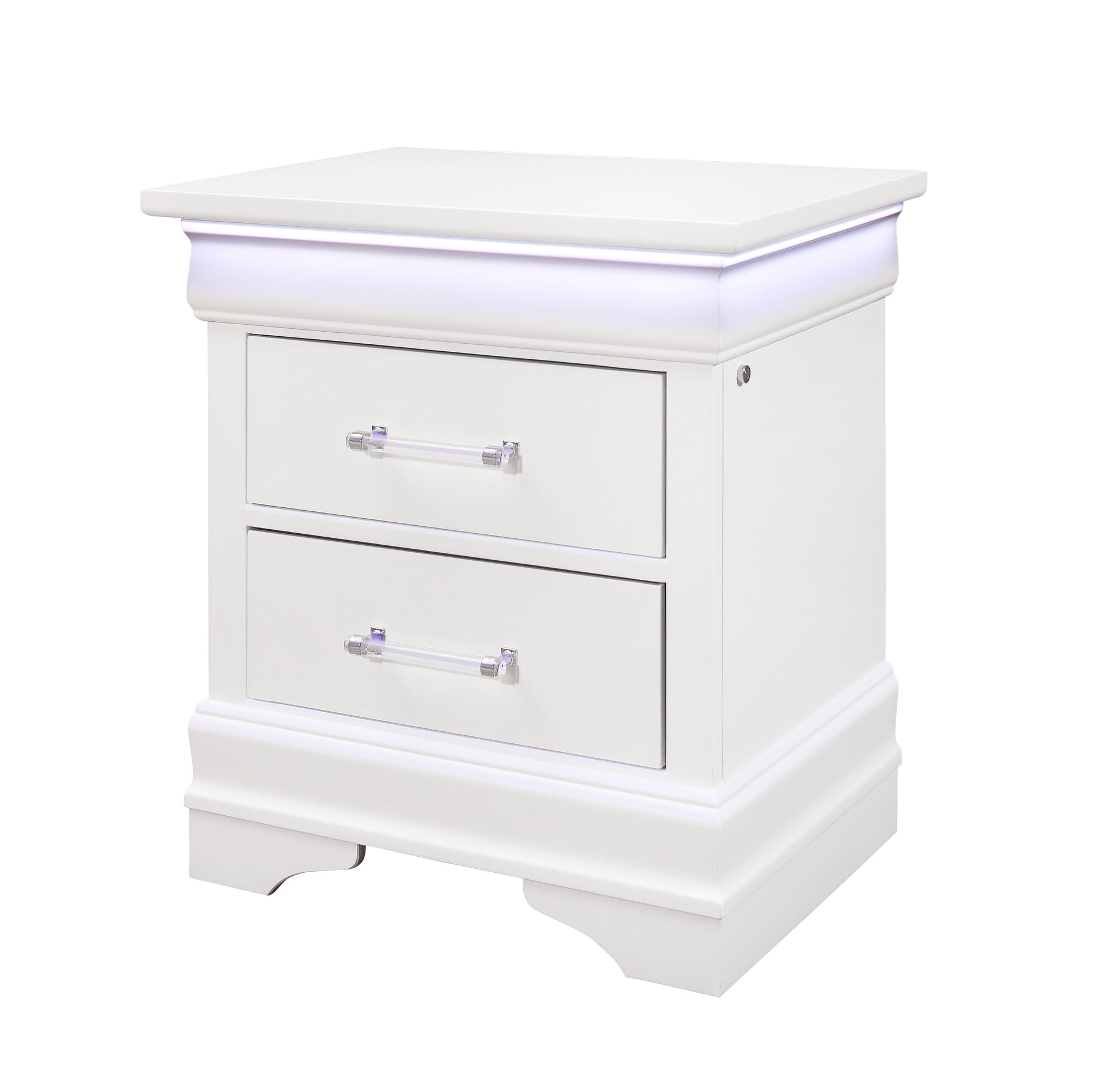 Charlie White LED Bedroom Collection