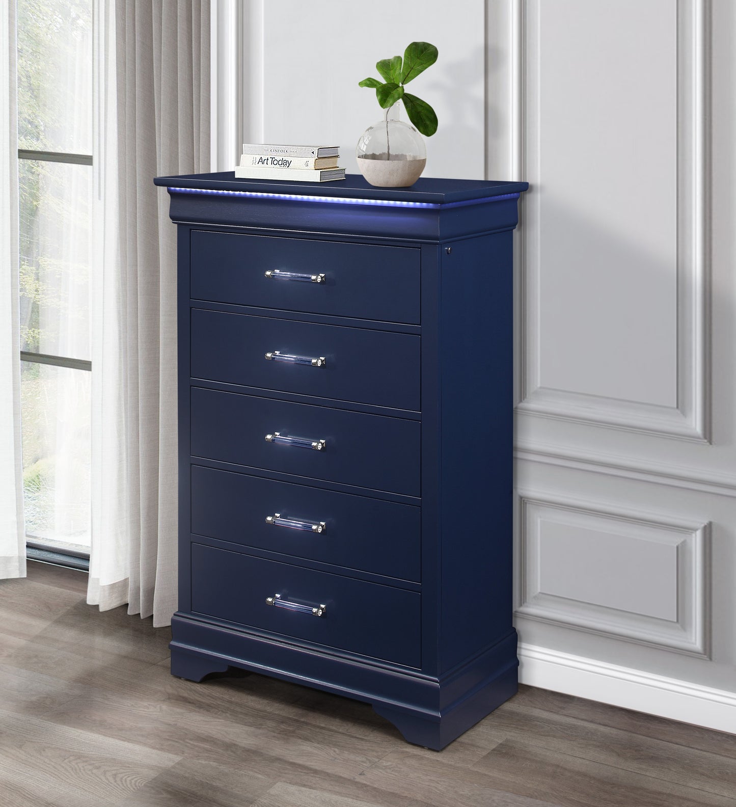 Charlie Blue LED Bedroom Collection