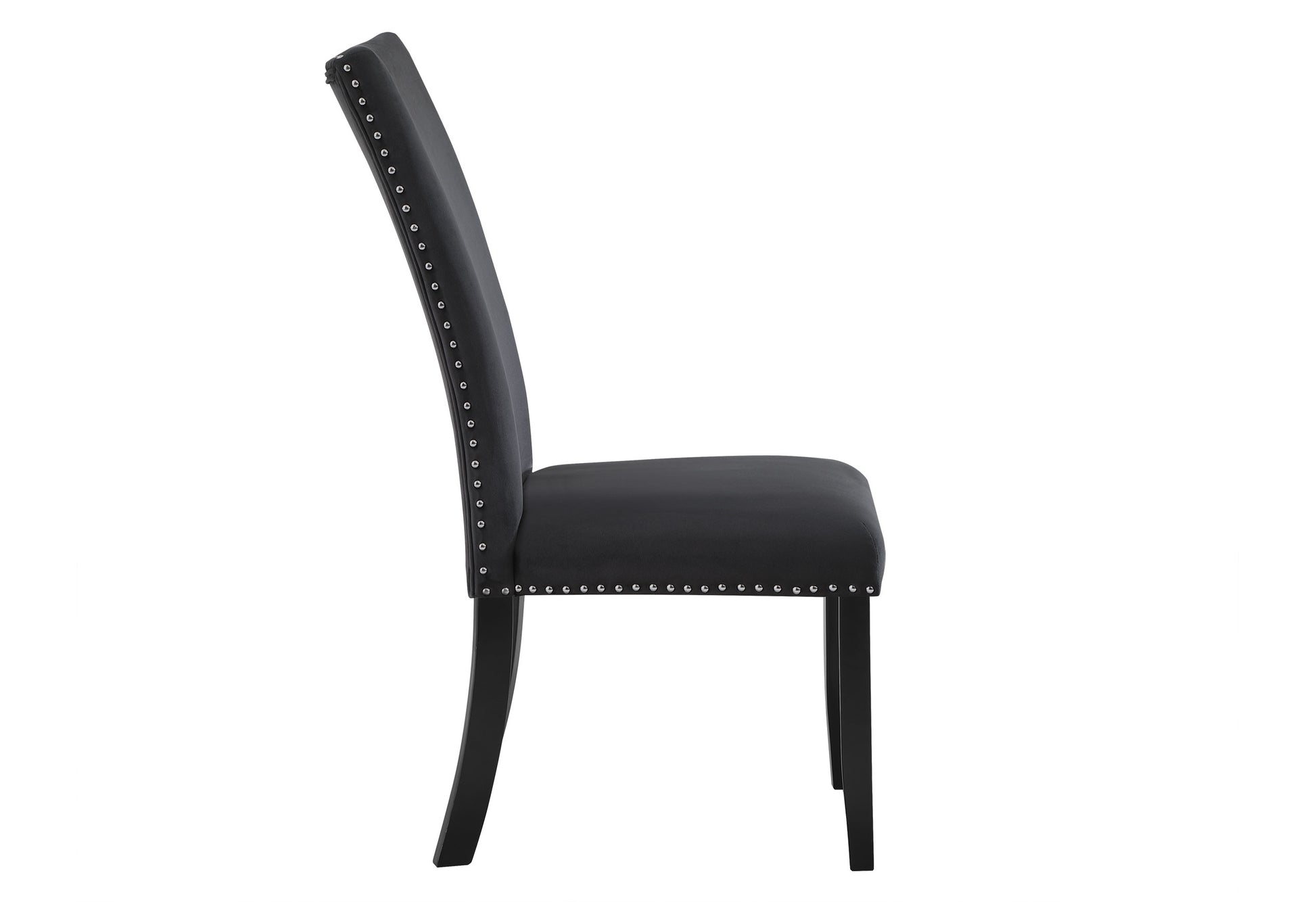 Black Velvet Dining Chair