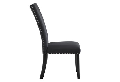 Black Velvet Dining Chair