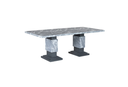 Grey Marble Dining Set
