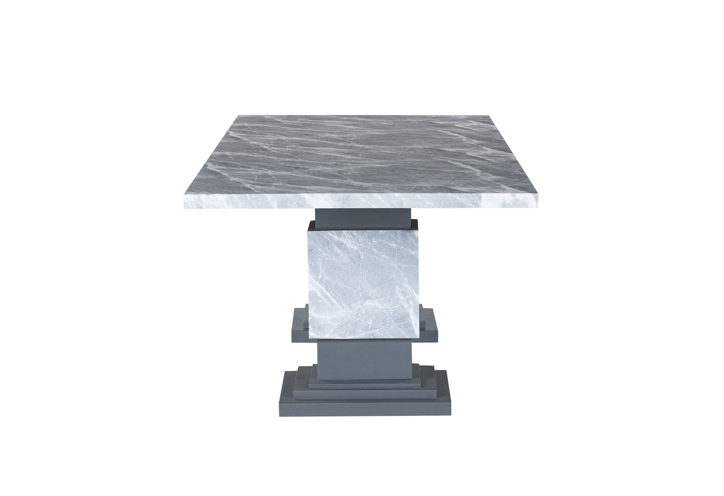 Grey Marble Dining Set