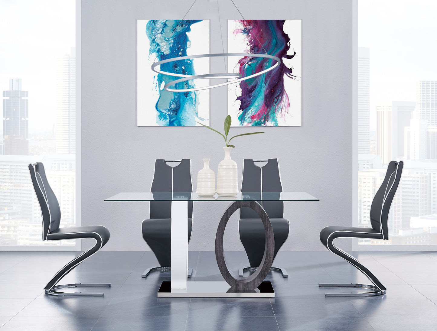 Glass Dining Set
