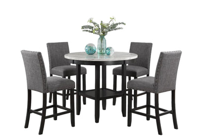 Grey Marble Bar Set