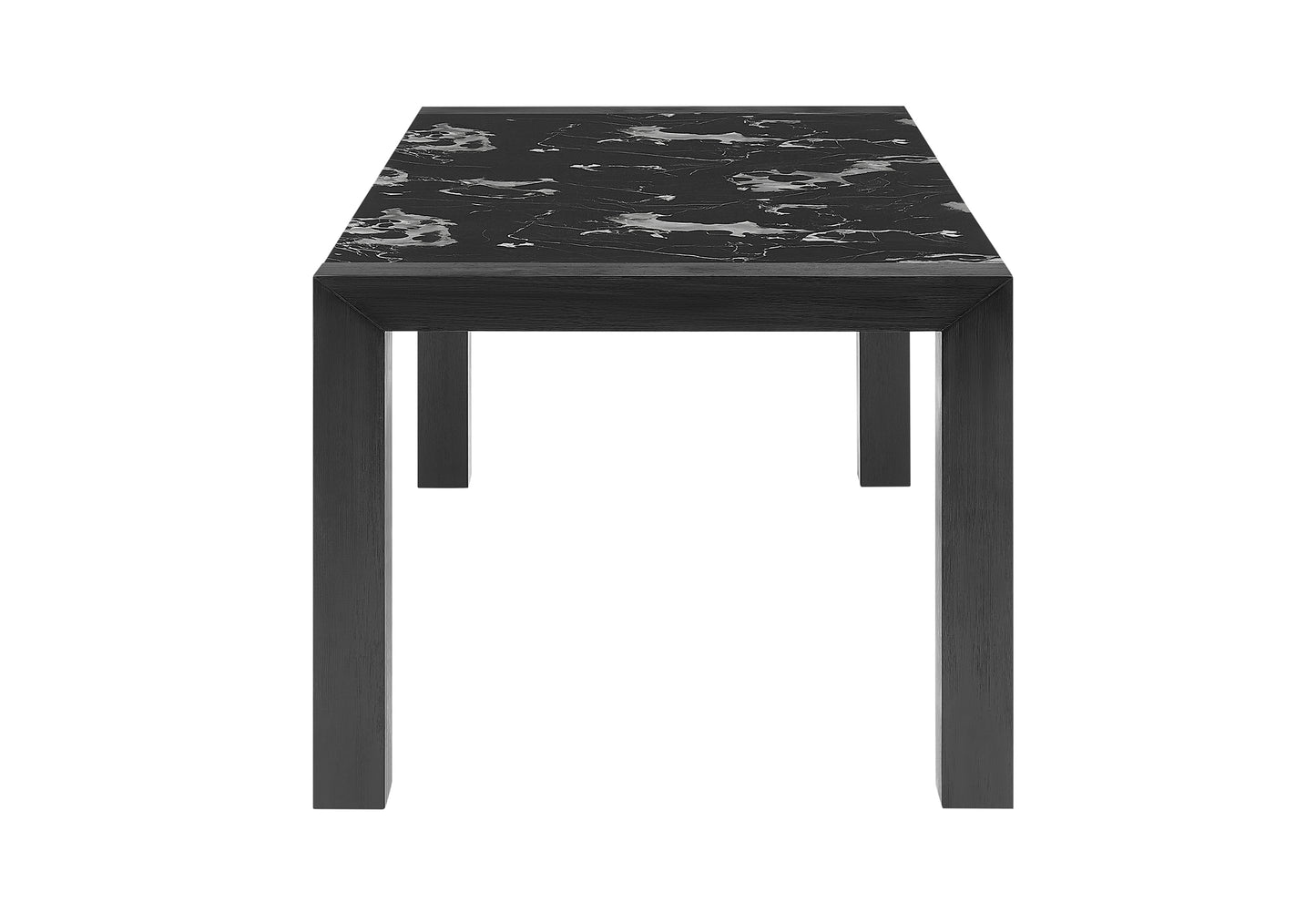Black Marble Dining Set