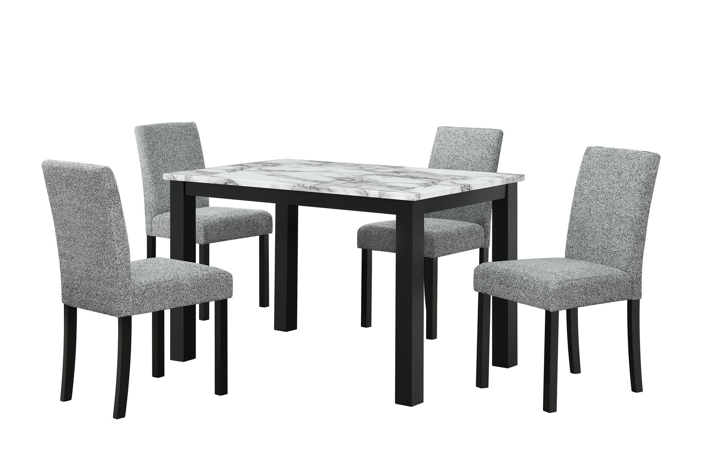 White Marble Dining Set