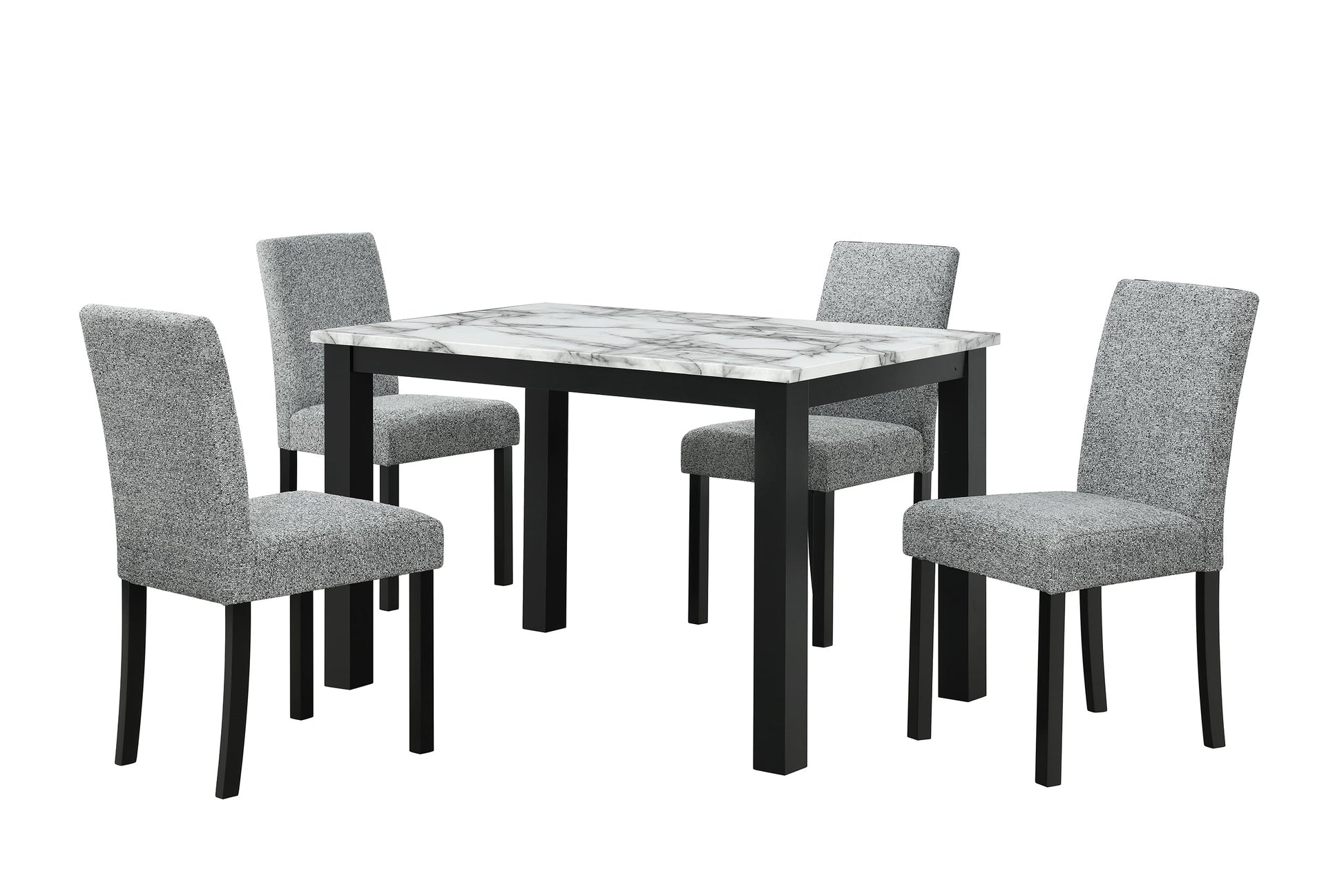 White Marble Dining Set
