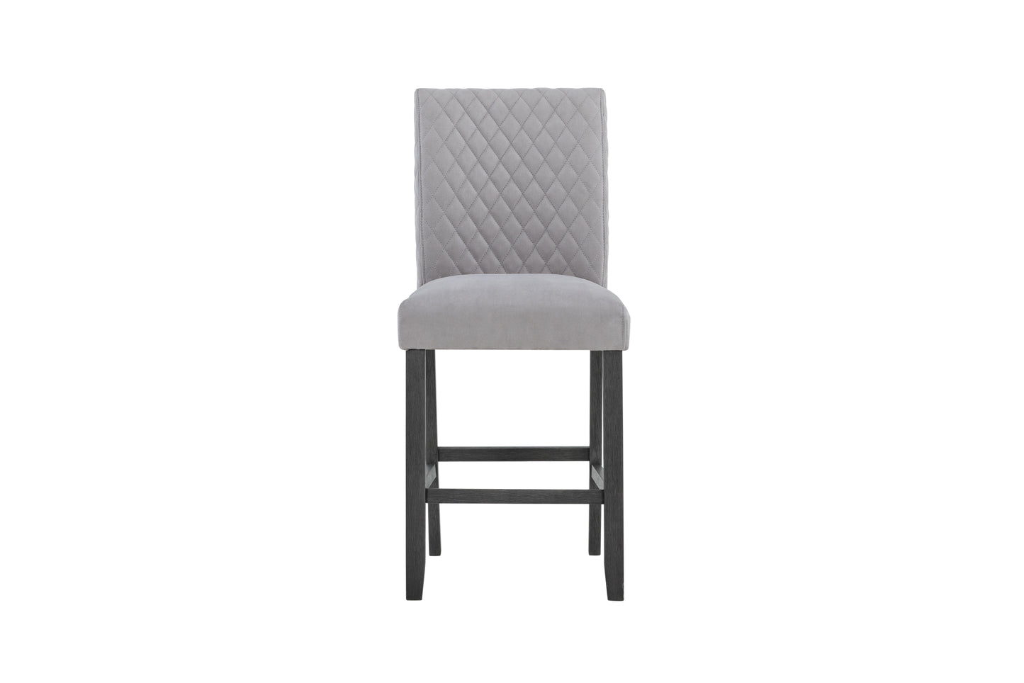 Grey Fabric Bar Stool