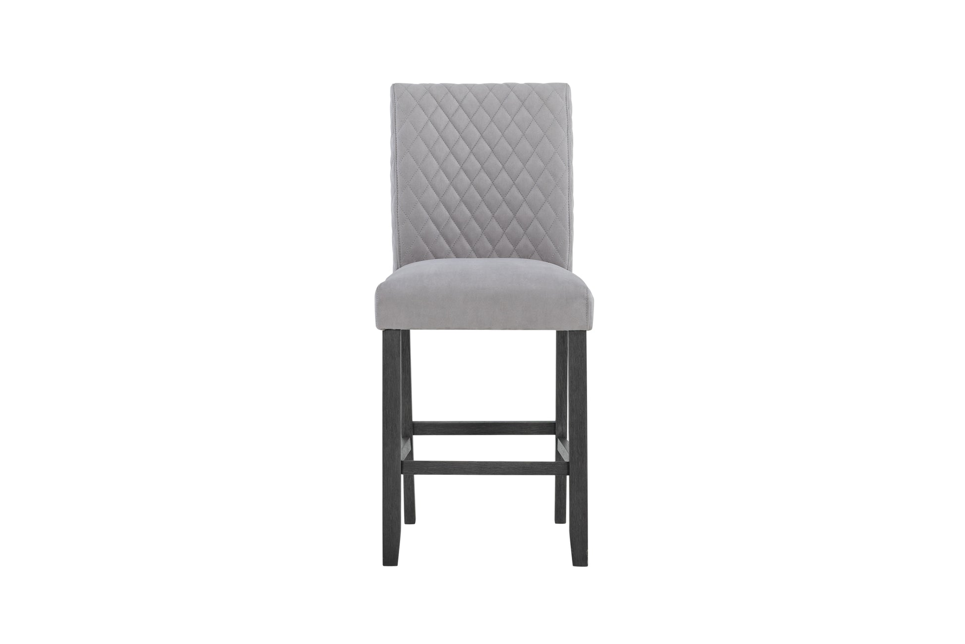 Grey Fabric Bar Stool