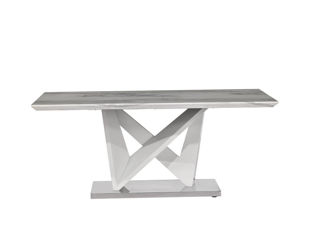 Grey Marble Dining Set